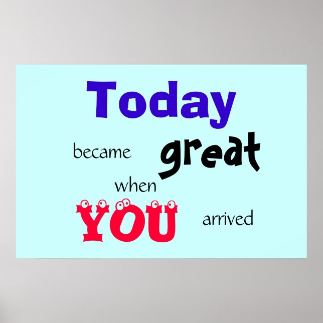 Pôster Dia do excelente (Frente)