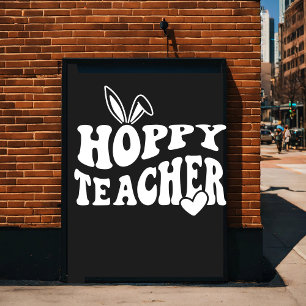 Pôster Dia do felz pascoa - Ovo da Páscoa Kawai