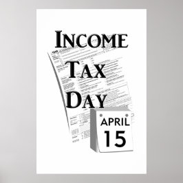 Poster Dia do Imposto de Renda