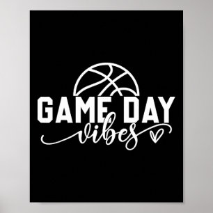 Poster Dia do jogo de basquete vence jogo de basquete