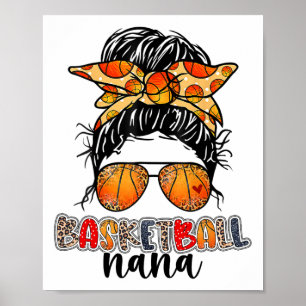 Poster Dia do Jogo Nana Mensagem Bun Leopard Mãe da Mãe