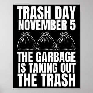 Poster Dia do Lixo 5 de novembro Dia do Lixo