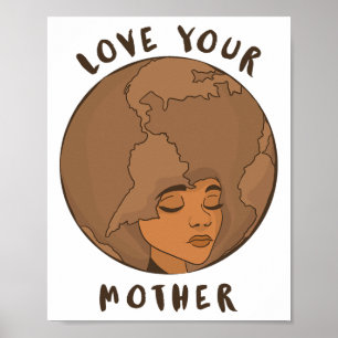 Poster Dia do Meio Ambiente - Ame Sua Mãe Terra