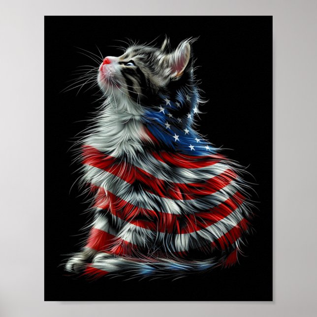 Poster Dia do Memorial do Gato e Orgulho do Dia da Indepe (Frente)