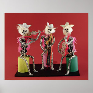 Pôster Dia do morto: Mariachi, de Oaxaca