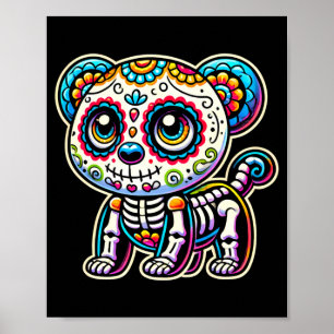 Poster Dia Do Panda Açúcar Crânio da Agência Governamenta