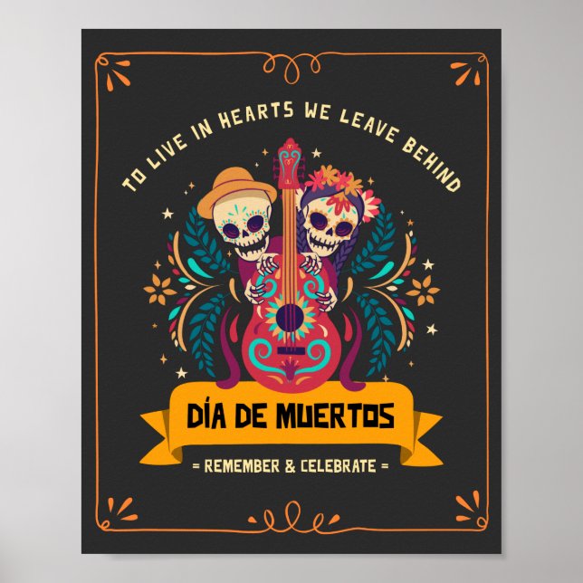 Poster Dia dos Mortos (Frente)