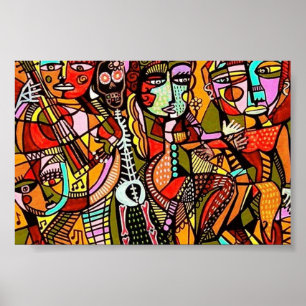 Pôster Dia Dos Mortos Alugueiros Tango