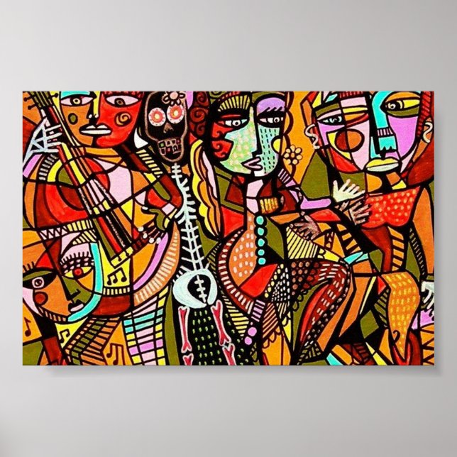 Pôster Dia Dos Mortos Alugueiros Tango (Frente)