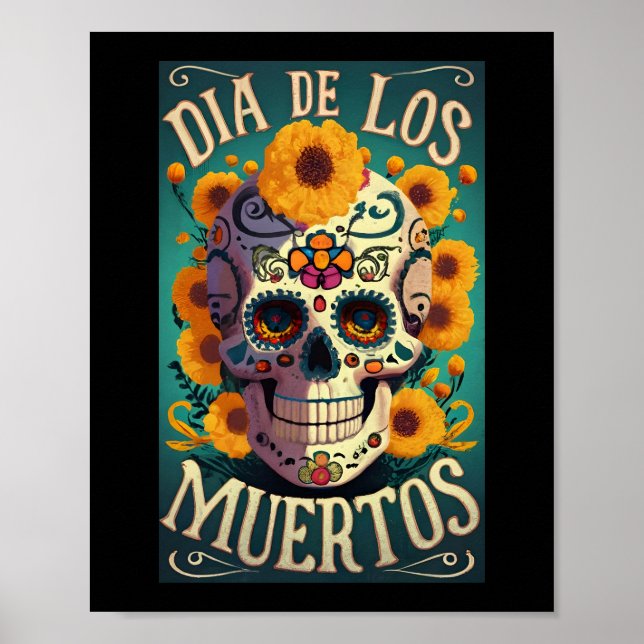 Poster Dia dos Mortos (Dia de los Muertos) (Frente)