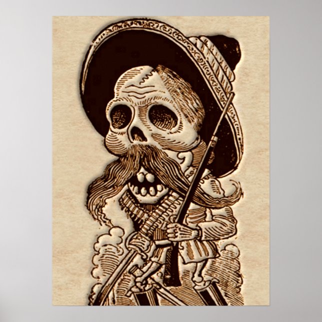 Pôster Dia dos Mortos - Dia de Los Muetos (Frente)