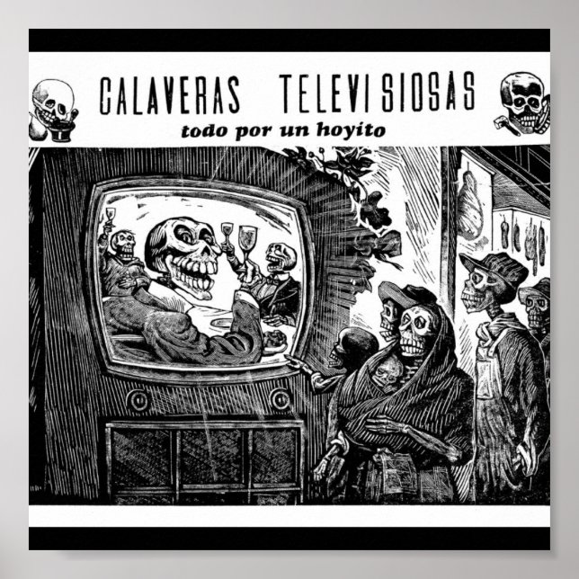 Pôster Dia dos Mortos, México. Cerca de 1949 (Frente)