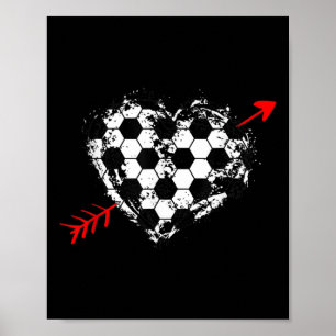 Poster Dia dos Namorados Futebol Soccer Byll Cupido &#;