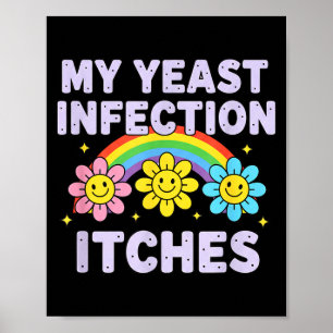 Poster Dia dos Namorados Minha Infecção por Levedura Coça