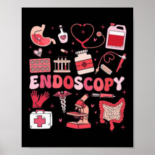 Poster Dia dos Namorados Retro Endo Tripulação Enfermeira