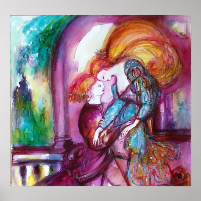 Poster Dia dos Namorados Românticos de ROMEO E JULIETA (Frente)