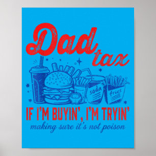 Poster Dia dos Pais Comida Rápida Comprada Pelo Papai