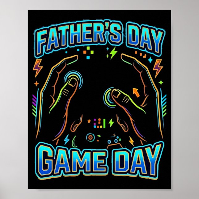 Poster Dia dos Pais, Dia de Jogo (Frente)