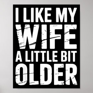 Poster Dia dos Pais Humor Piada Eu Gosto da Minha Esposa