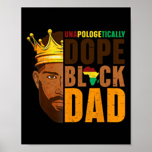 Poster Dia dos Pais Negros Afro-Americanos Africanos J