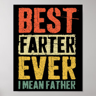 Poster Dia dos Pais Vintage Papai Melhor Farturista do Mu