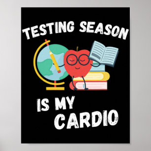 Poster Dia dos Professores de Teste de Cardio