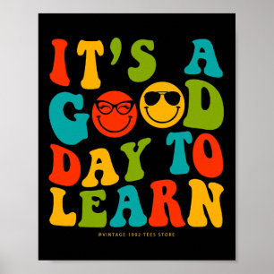 Poster Dia dos Professores É Um Bom Dia Aprender Gr