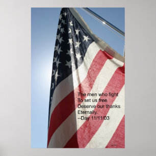 Pôster Dia dos Veteranos