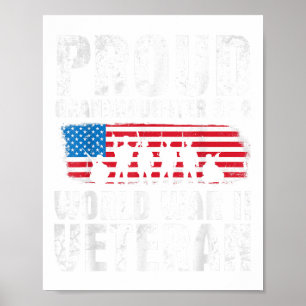 Poster Dia dos Veteranos Orgulha-Se Da Filha De Um Ii Da