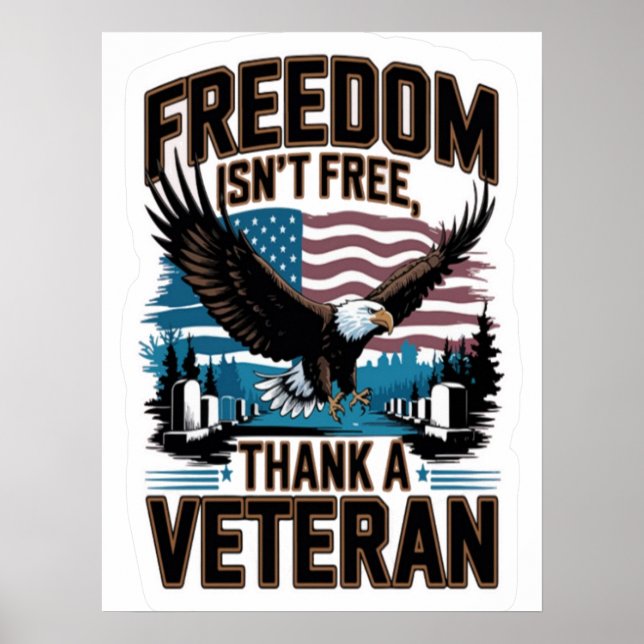 Poster Dia dos Veteranos, Veteranos Dia 2025, Veteranos D (Frente)