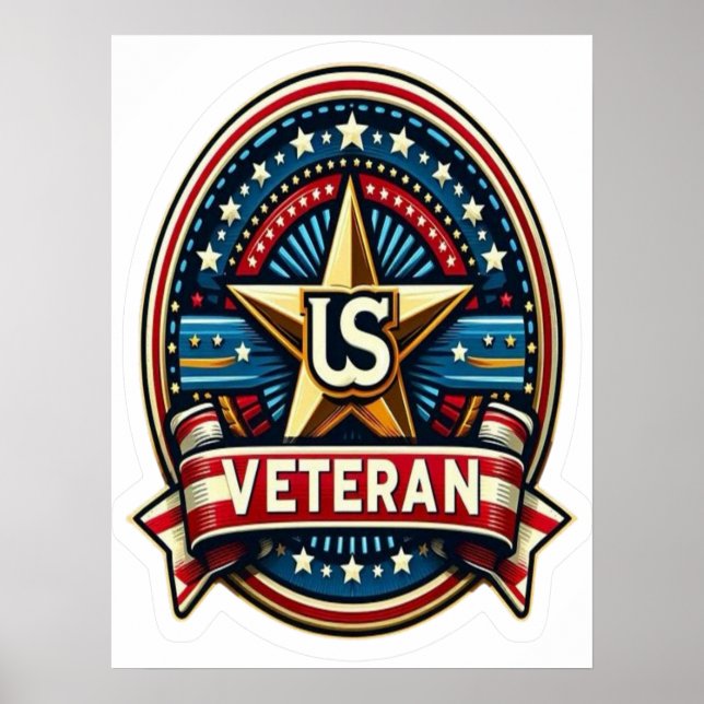 Poster Dia dos Veteranos, Veteranos Dia 2025, Veteranos D (Frente)