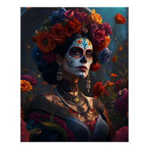Pôster Dia Elegante do Poster de Vibrante Morto