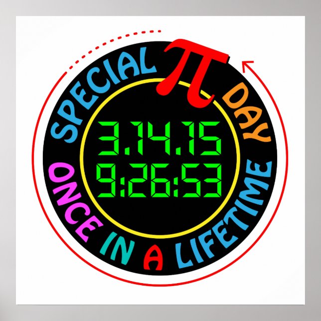 Pôster Dia Especial Pi 2015 (Frente)