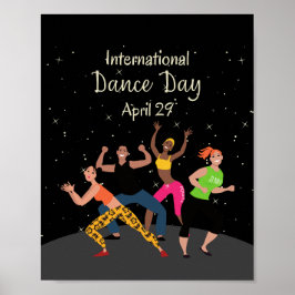 Poster Dia Internacional da Dança | Dia Mundial da Dança