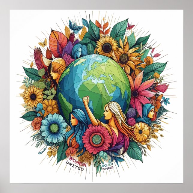 Poster Dia Internacional da Mulher (Frente)