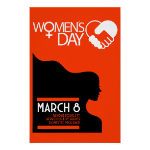 Pôster Dia Internacional da Mulher