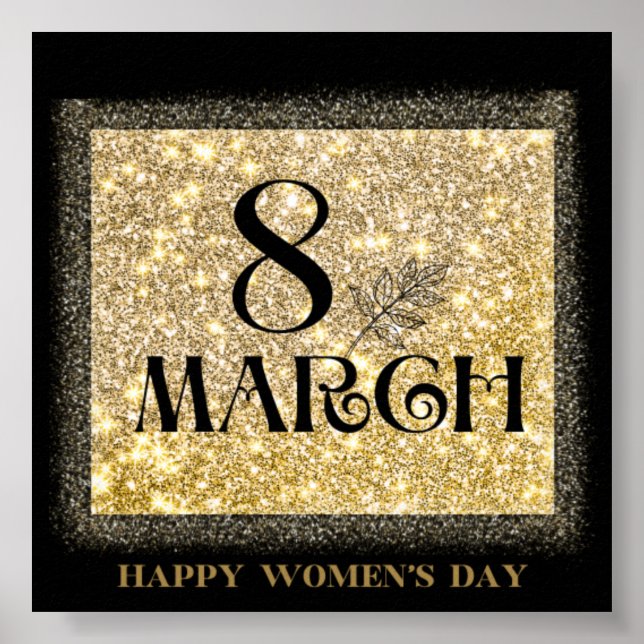 Poster Dia Internacional da Mulher 2025: Celebrar Feminin (Frente)