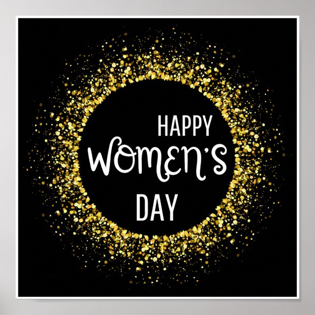 Poster Dia Internacional da Mulher 2025: Celebrar Feminin (Frente)