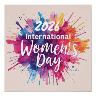 Pôster Dia Internacional da Mulher 2026