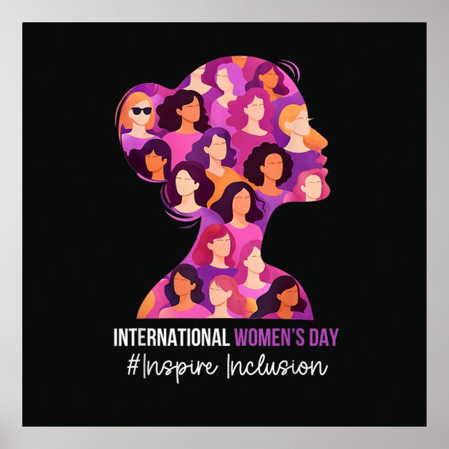 Poster Dia Internacional da Mulher 8 de Março  (Frente)