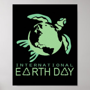 Poster Dia Internacional da Terra Proteja Todas As Nossas