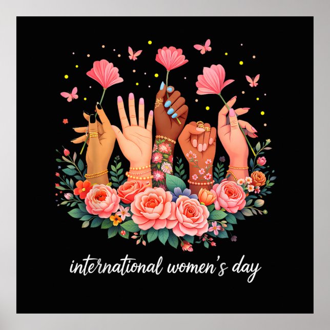 Poster Dia Internacional das Mulheres 8 Março 2026 (Frente)