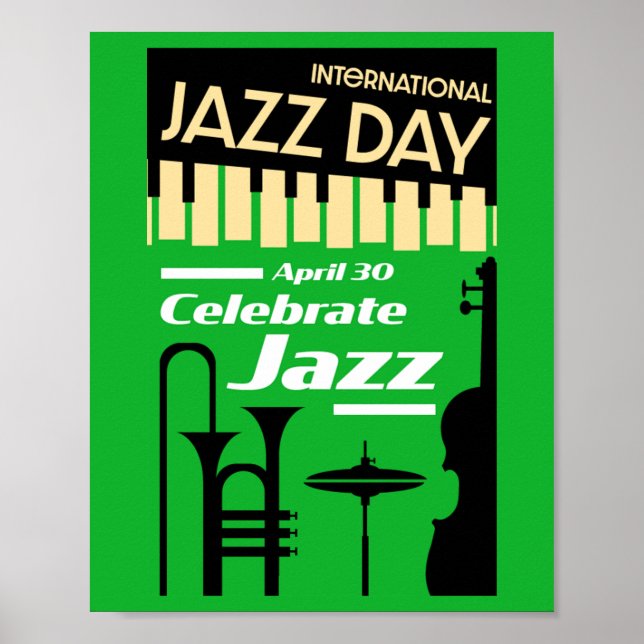 Poster Dia Internacional do Jazz 30 de abril (Frente)