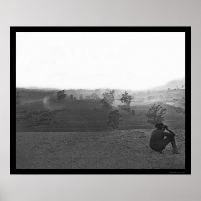 Pôster Dia mais sangrento da Guerra em Antietam 1862 (Frente)