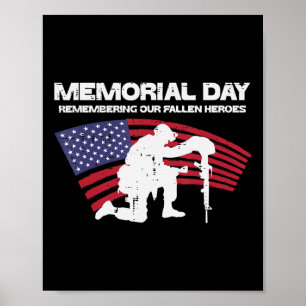 Poster Dia Memorial Lembrando Nossos Heróis Falidos Bande