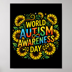 Poster Dia mundial da conscientização sobre o autismo 2º