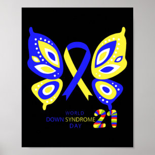 Poster Dia Mundial da Síndrome de Down das Mulheres Borbo