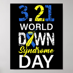 Poster Dia Mundial da Síndrome de Down Para Combater Idei