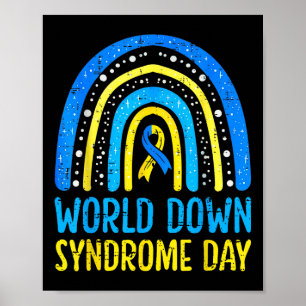 Poster Dia Mundial da Síndrome de Down Sensibilização Nac