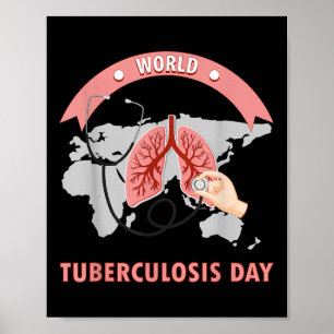 Poster Dia Mundial da Tuberculose Dia da Sensibilização E